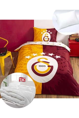 Taç Lisanslı Galatasaray 5.yıldız Nevresim Yorgan Yastık