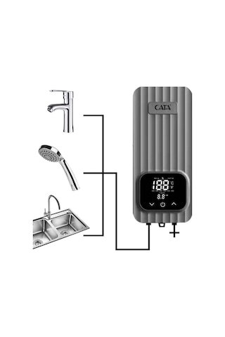 Akıllı Dijital Şofben 5500w Ct-6010