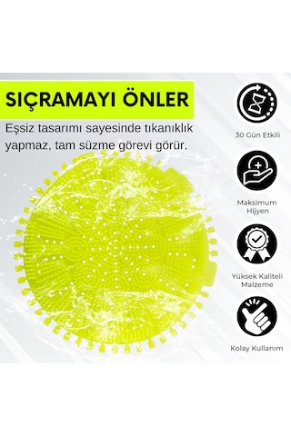 Mulpex Limon Kokulu Pisuvar Süzgeci 10 Adet 15 x 15 CM