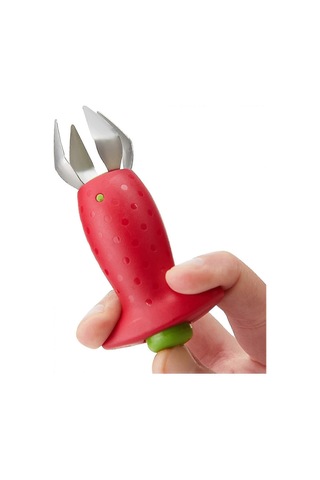 2 Adet Çilek Soyucu Ve Çilek Dilimleyici Seti, Çilek Sapı Ve Yapraklarını Ayıklamak İçin Diğer