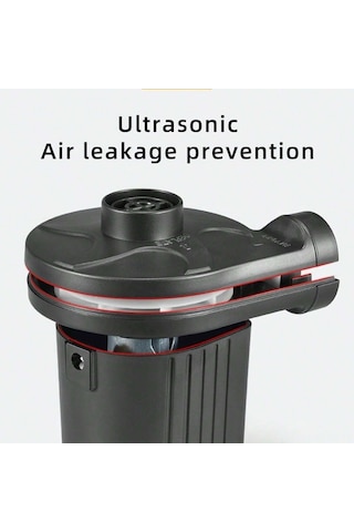 Vkemall Ev Ve Araç İçin Elektrikli Hava Pompa, 50w, 110-240v, 3 Adaptörlü, Şişirme Ve Boşaltma Fonksiyonu, Havlu Yatak, Havuz Oyuncakları İçin