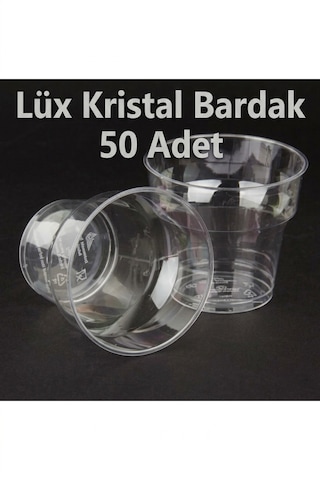 Şeffaf 180 Cc, 50 Adet, Plastik Kristal Bardak, Mika Ekstra Sert Plastik, Tekel Bardağı Şeffaf 180 Cc, 50 Adet, Plastik Kristal Bardak, Mika Ekstra Sert Plastik, Tekel Bardağı