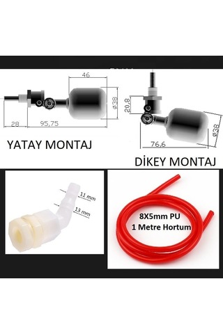 Yate10 Mini Şamandıra Seti Çok Amaçlı