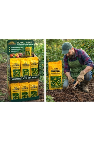 R&p Royal Peat 80 Litre Premium Özel Perlitli Bitki Toprağı İç Ve Dış Mekan Saksı,çiçek,çim,fideleme,toğumlama 80 L