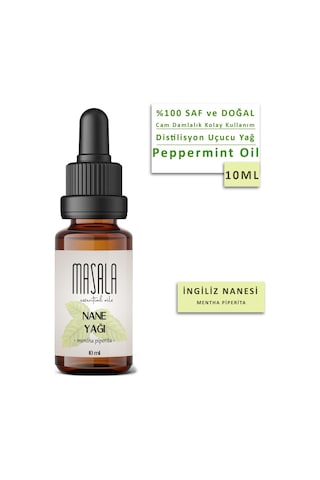 Masala İngiliz Nanesi Yağı 10 ML (Peppermint Oil)