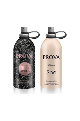 Prova Black Option + See Kadın Parfüm EDP 2 x 120 ML