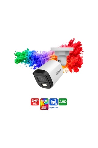 Hac-b1a21p-u-ıl-0360b 2mp Ir + Beyaz Işık Güvenlik Kamerası