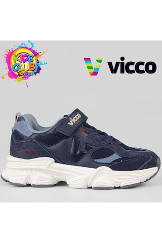 Vicco Wild 346.f25k.200 Anatomik Taban Erkek Çocuk Spor Ayakkabı Lacivert 30-35 Lacivert