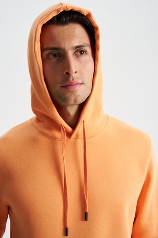 AR-MA Arma Şık Erkek Regular Fit Basic 3 İplik Şardonlu Kanguru Cepli Kapüşonlu Sweatshirt 001