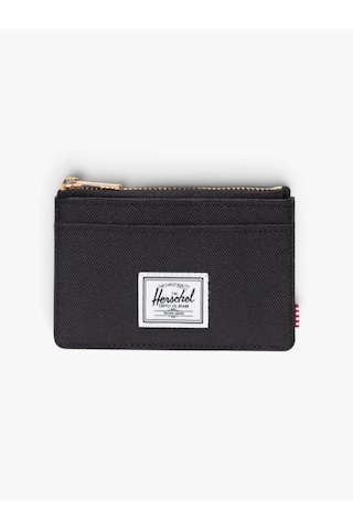 Herschel Oscar Fermuarlı Kartlık Cüzdan Uniseks Siyah Çanta - 30094