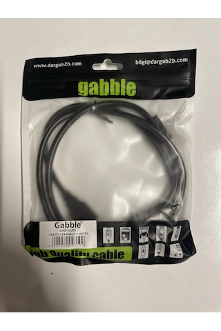 Gabble Usb To Usb 1 Metre Kablo