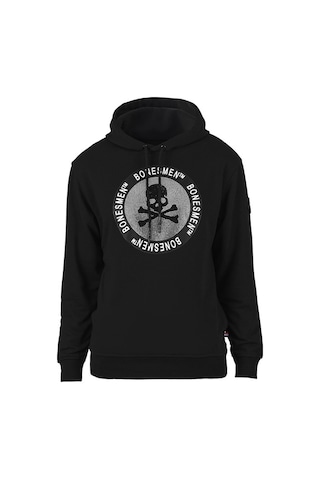 Bonesmen Erkek Kapüşonlu Sweatshirt (463015212) Siyah