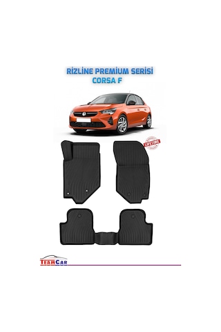 Teamcar Opel Corsa 2020 Sonrası Uyumlu Premium Seri Havuzlu Paspa