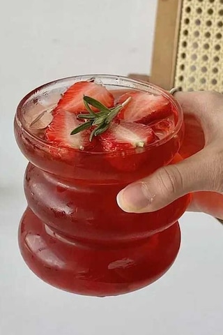 Mis Kitchen 6 Adet Dalgalı Soğuk Sıcak Kahve Sunum Bardağı 400 Ml