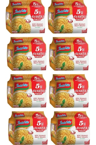 Indomie Körili Hazır Noodle 8'li 5 x 75 G