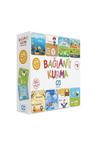 Ca Games 5043 Eğitici Kartlar Bağlantı Kurma 29 Parça