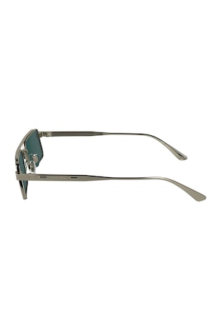 Calvin Klein Ck 24111s 716 55 Unisex Dikdörtgen Gri Metal Güneş Gözlüğü Gri