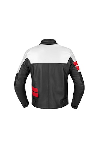 Spidi Roar Korumalı Deri Motosiklet Montu Beyaz