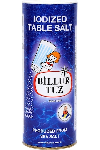 Billur Tuz İyotlu Tuzluklu 6 x 500 G