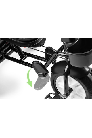 Moony Baby MB504 Trend Bike Ebeveyn Kontrollü 3 Tekerlekli Çocuk Bisikleti Fuşya - Siyah