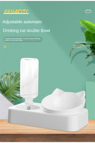 Jıalan Hayvan Mama Kabı Otomatik Dolum Pet İçme Orta Ölçekli