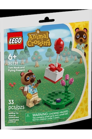 Lego Animal Crossing Tom Nook And Flying Present 30731