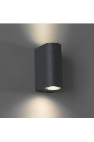 Antrasit Renk Çift Yönlü Duvar Aplik Bahçe Balkon Salon Teras Veranda Apliği Diğer