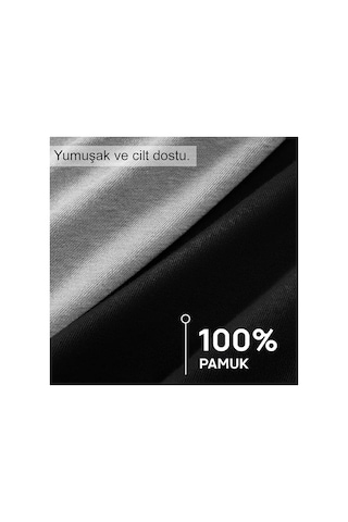 Anthony Jackson %100 Pamuk 3'lü Kutu Premium Havlu Bel Erkek Boxer Domenico Gri - Antrasit - Siyah