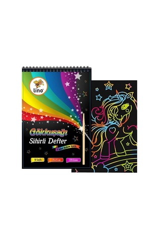 Sihirli Defter A5 10 Yp. Gökkuşaği Kazima Genel