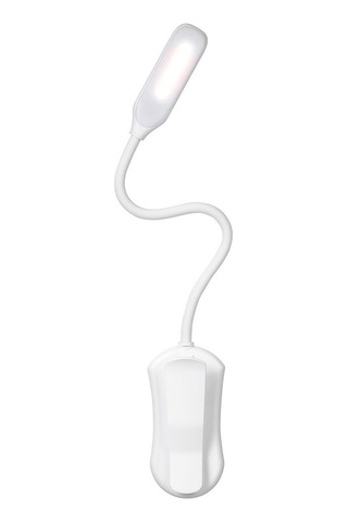 Didadodo Usb Şarjlı 7 Led Kitap Lambası - 3 Parlaklık Ayarı, Göz Koruma Beyaz, 3 Seviyeli Beyaz