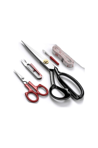 Çelik Profesyonel Kumaş Kesim Makası Set 9 No 23cm