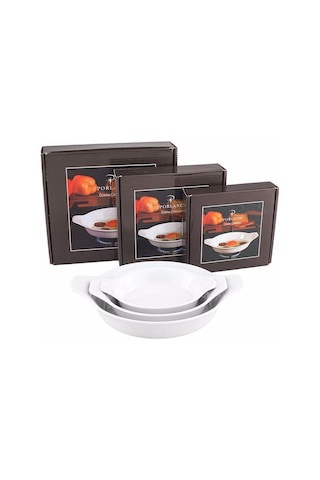 Porland Beyaz Sahan Takımı 3 Parça 21-17-14 Cm 04a+p022146