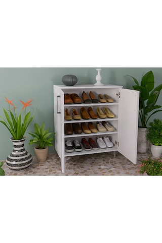 Stillmobilya %100 Mdf Çok Amaçlı Dolap Beyaz