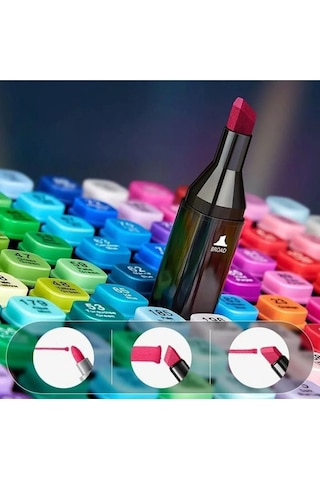 36 Lı Profesyonel Marker Boya Kalem Seti Çantalı