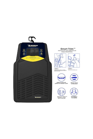 Michelin Mc33856 Tüm Araçlara Uyumlu 4 Parça Üniversal 3d Havuzlu Oto Paspas Fr Mc33856