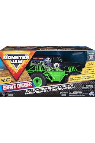 Spin Master Monster Jam 1:24 Uzaktan Kumandalı Grave Digger Çok Renkli