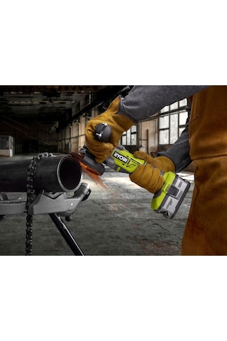 Ryobi R18AG70 18V 125 MM Akülü Kömürsüz Avuç Taşlama Makinesi (Aküsüz)