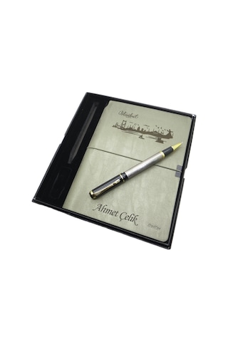 Scrikss İsme Özel Verona Defter İstanbul Silüeti + İsme Özel İst