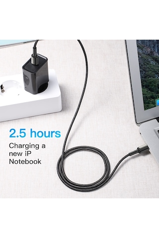 Cbtx Kuulaa Usb-C 60W Hızlı Şarj Veri Kablosu