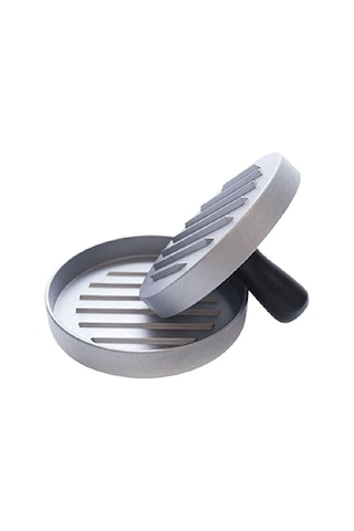 Nurgaz Hamburger Press Alüminyum Gümüş