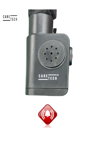 Caretech CT‑774 Zincir Kilidi 10mm Motosiklet/Bisiklet Çelik Alarmlı Kılıflı 1.8mt ART 4 Yıldız Sertifikası