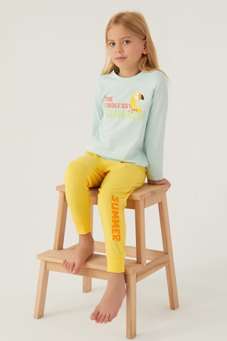 Rolypoly Endless Sarı Kız Çocuk Pijama Takımı 5274-43143 Sarı