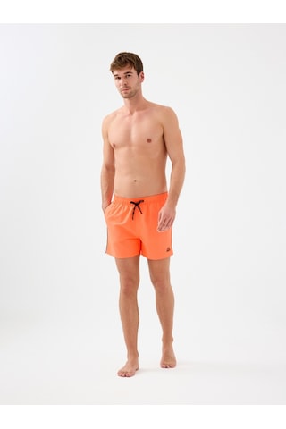 Regular Fit Erkek Deniz Şortu Neon Orange