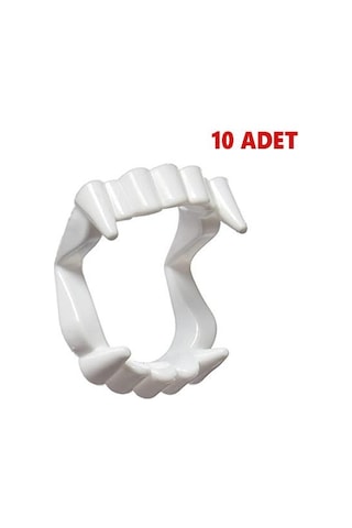 Plastik Vampir Diş (10 Adet)