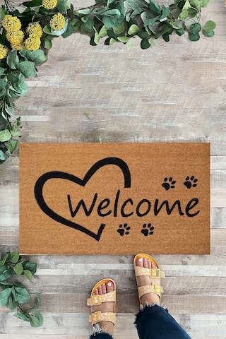 Welcome, İç Ve Dış Kapı Önü Paspası, Dijital Baskı Paspas