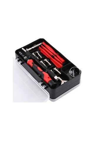 Fastbuy Türkçe 135 Adet Cep Telefonu Açma Aleti, Saat Onarım Seti, Kırmızı-siyah Tornavida Seti Aracılığıyla Telefon Ve Saat