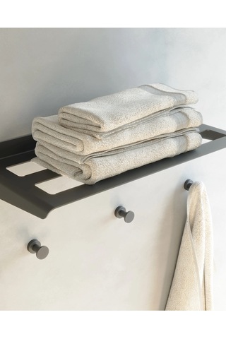 Tecno Black Askı, 2.5cm - Mat Siyah Mat Siyah