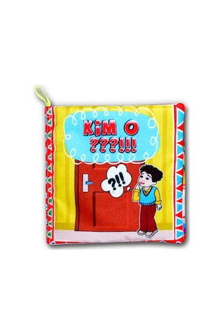 Tox Kim O Kumaş Sessiz Kitap T096 - Bez Kitap , Eğitici Oyuncak , Yumuşak Ve Hışırtılı