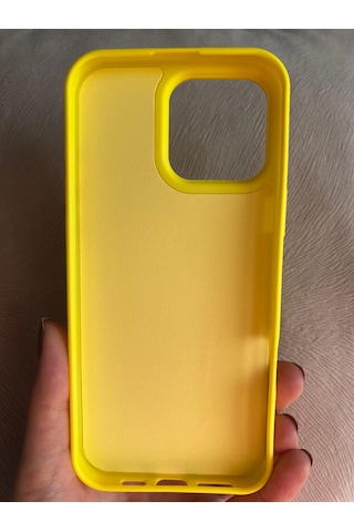 Apple Uyumlu iPhone 16 Pro Logolu İçi Kadife Silikon Lansman Kılıf