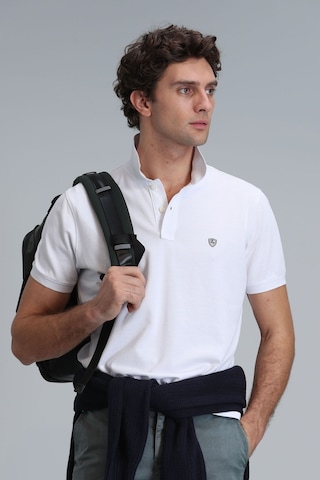 Lufian Erkek Laon Smart Polo T-shirt 111040164 Beyaz